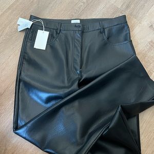 Black Tall Melina Pants Sz. 16 NWT